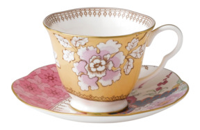 Чашка чайная с блюдцем Wedgwood Бабочки и цветы 240 мл
