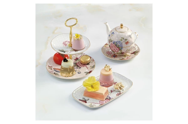 Набор чайник и чашка с блюдцем Wedgwood Кукушка 580 мл, фарфор