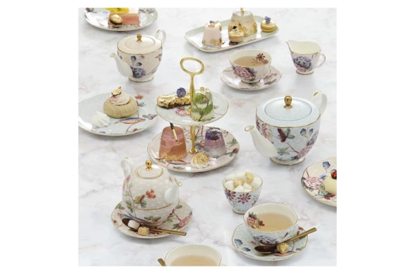 Набор чайник и чашка с блюдцем Wedgwood Кукушка 580 мл, фарфор