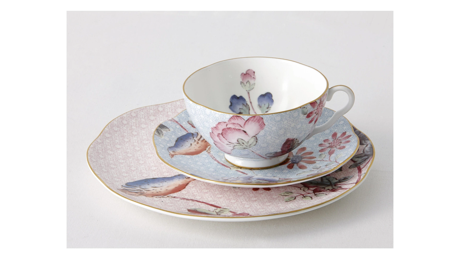 Чашка чайная с блюдцем Wedgwood Кукушка 180 мл, фарфор