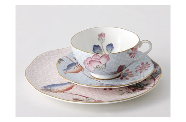 Чашка чайная с блюдцем Wedgwood Кукушка 180 мл, фарфор