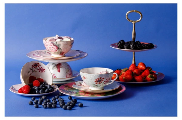 Чашка чайная с блюдцем Wedgwood Кукушка 180 мл, фарфор