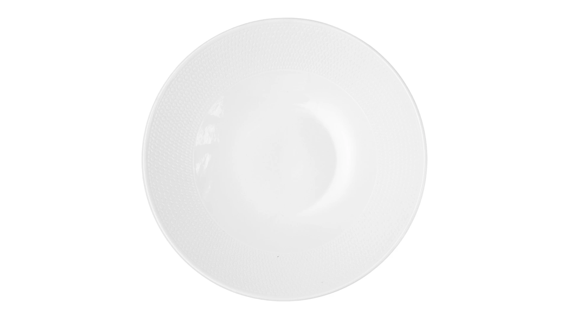 Салатник Wedgwood Джио 23 см, фарфор костяной