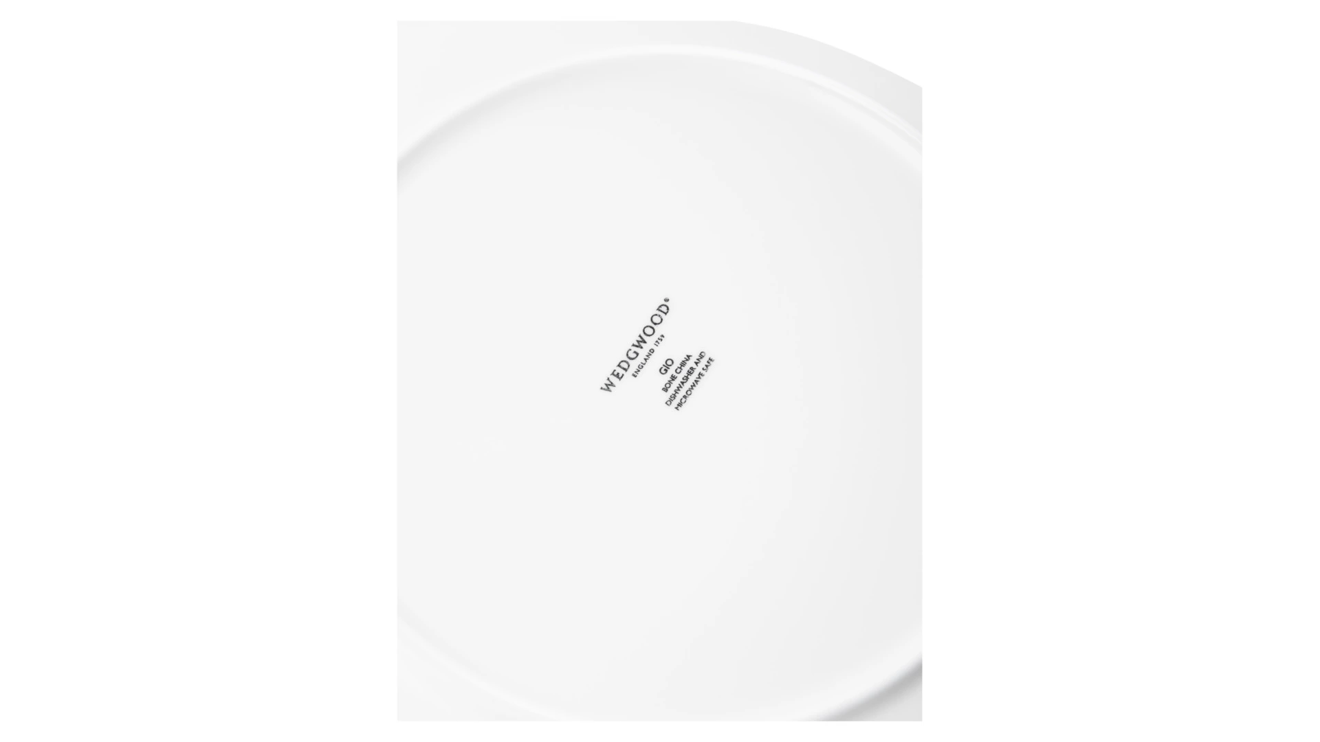 Тарелка закусочная Wedgwood Джио 24 см, фарфор костяной