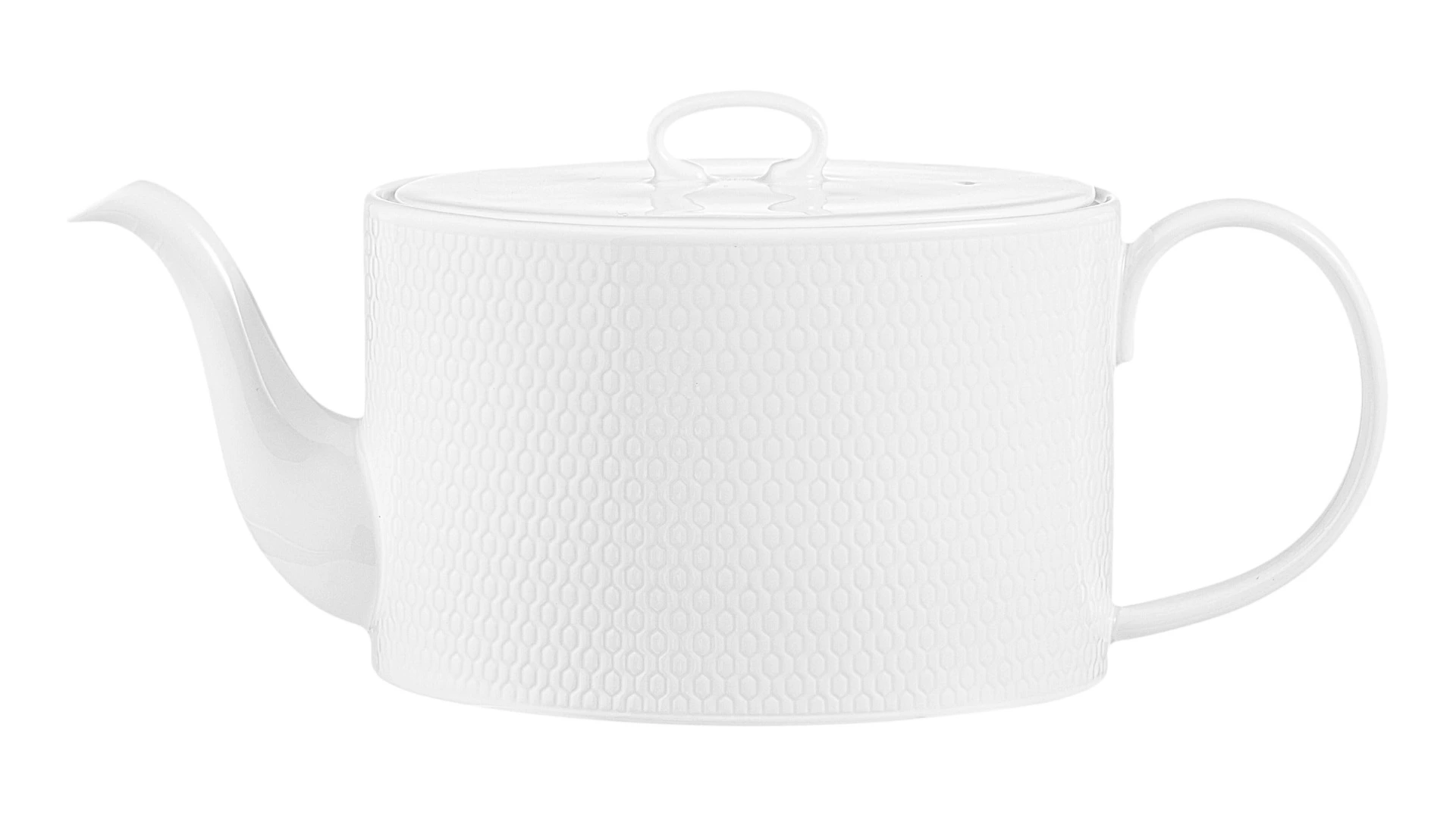 Чайник Wedgwood Джио 1 л, фарфор костяной