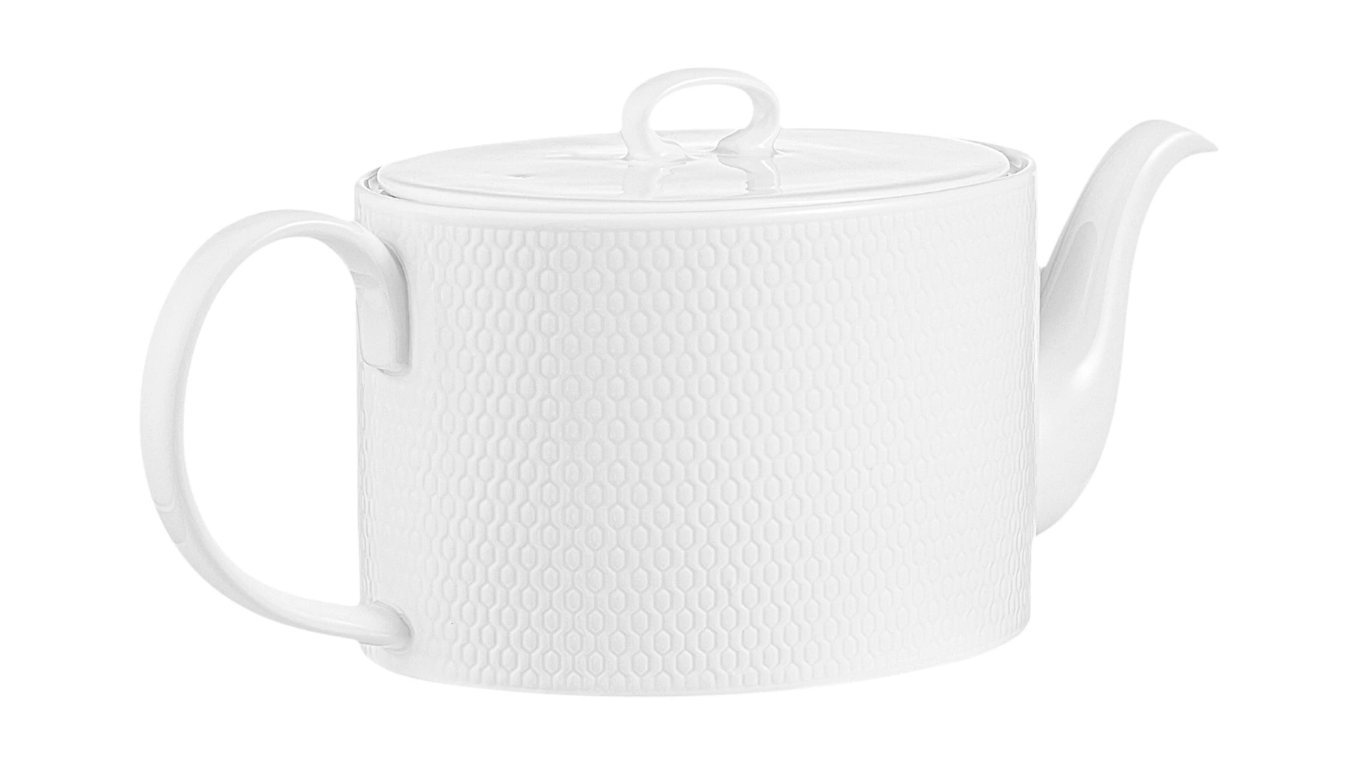 Чайник Wedgwood Джио 1 л, фарфор костяной