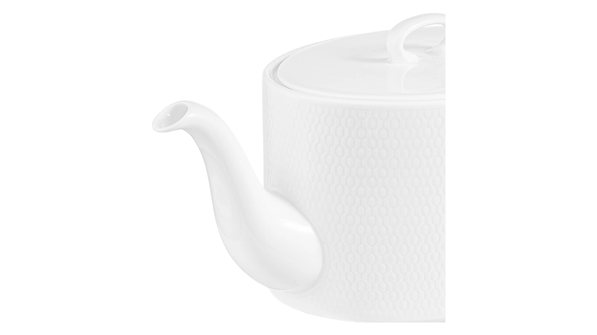 Чайник Wedgwood Джио 1 л, фарфор костяной