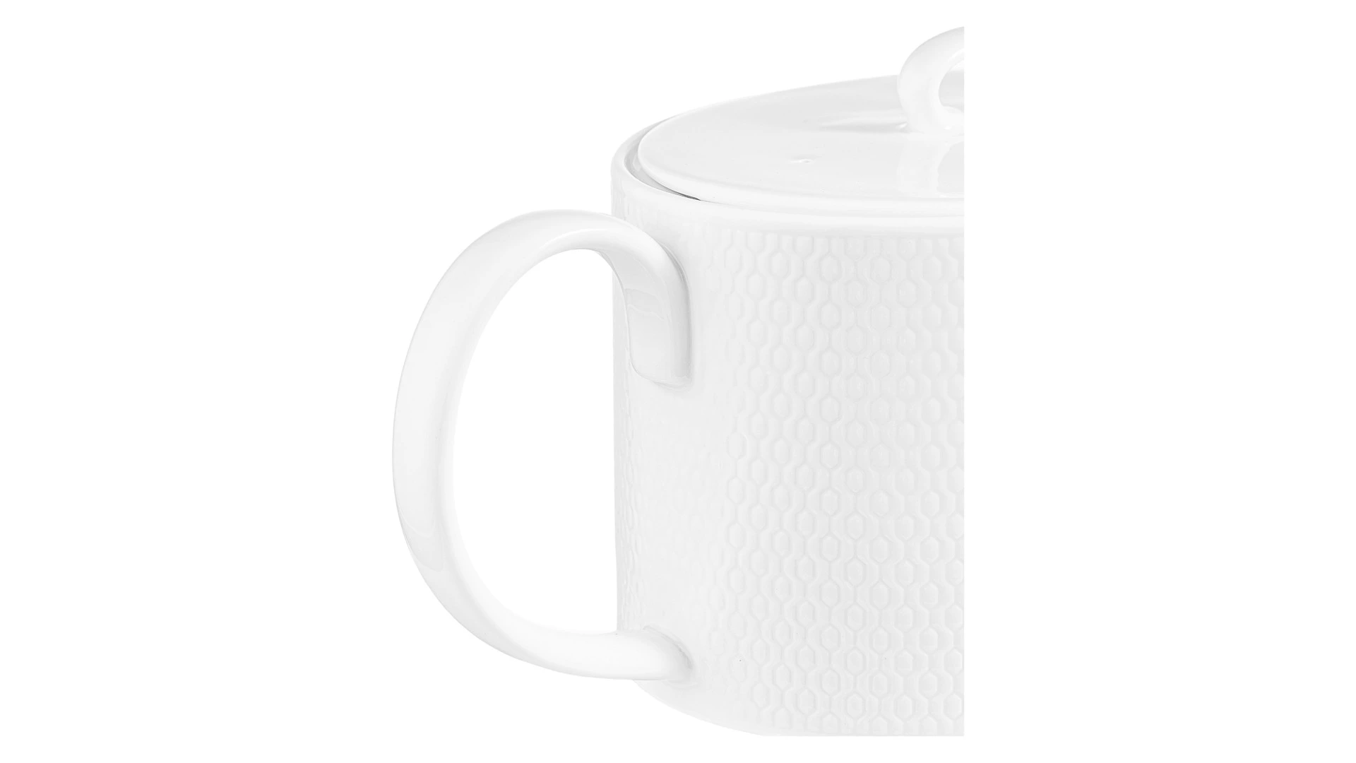 Чайник Wedgwood Джио 1 л, фарфор костяной