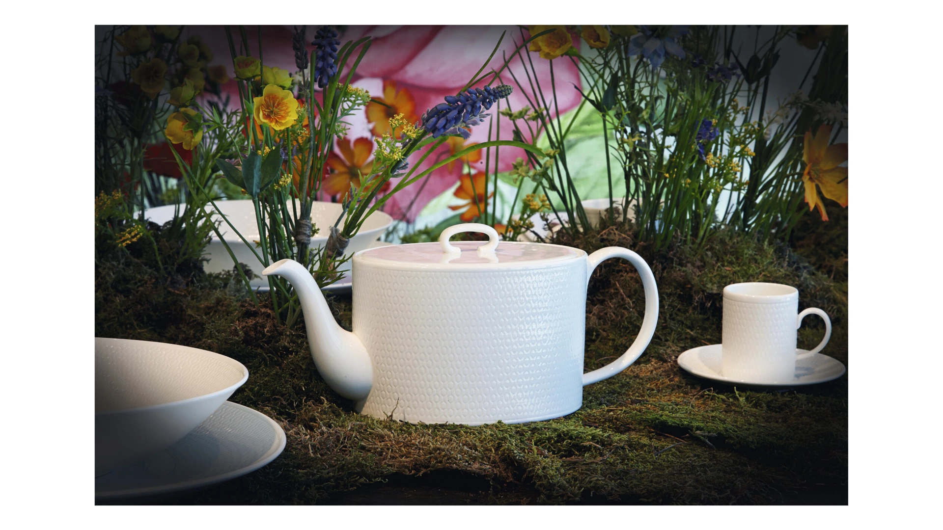 Чайник Wedgwood Джио 1 л, фарфор костяной