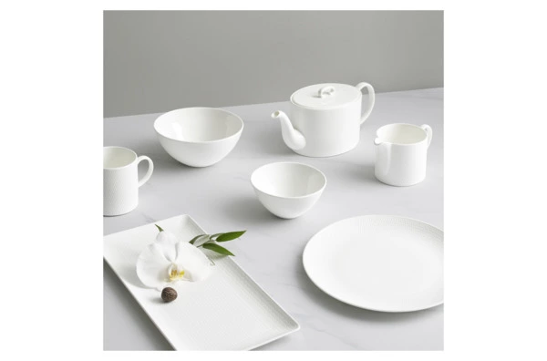 Чайник Wedgwood Джио 1 л, фарфор костяной