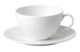 Чашка для завтрака с блюдцем Wedgwood Джио 340 мл, фарфор костяной