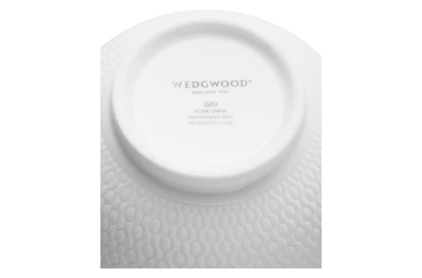 Салатник индивидуальный закругленный Wedgwood Джио 10,7 см, фарфор костяной