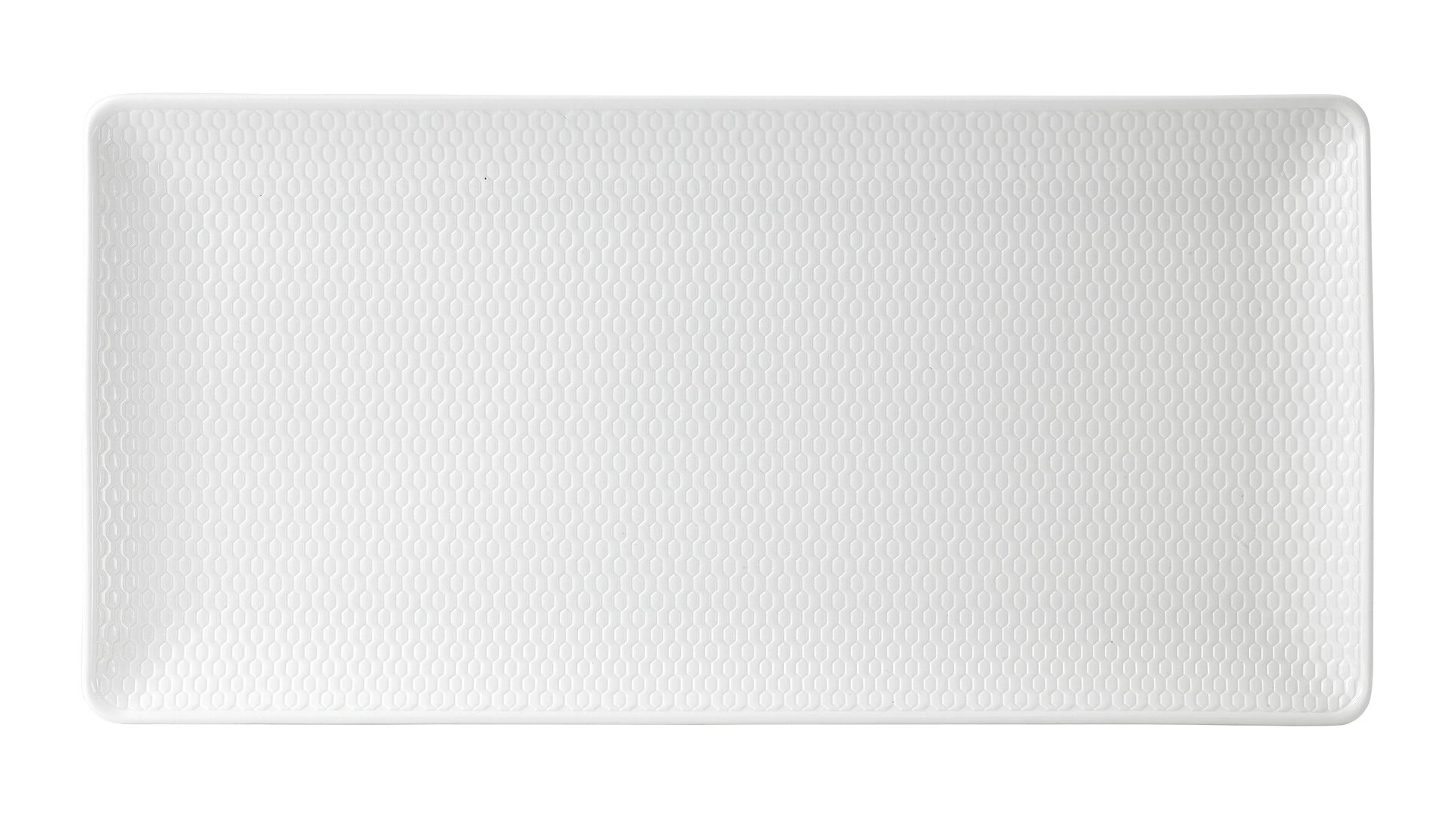 Блюдо прямоугольное Wedgwood Джио 32 см, фарфор костяной