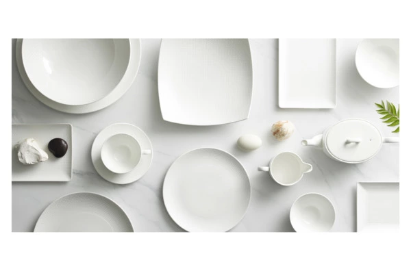 Салатник Wedgwood Джио 25 см, фарфор костяной