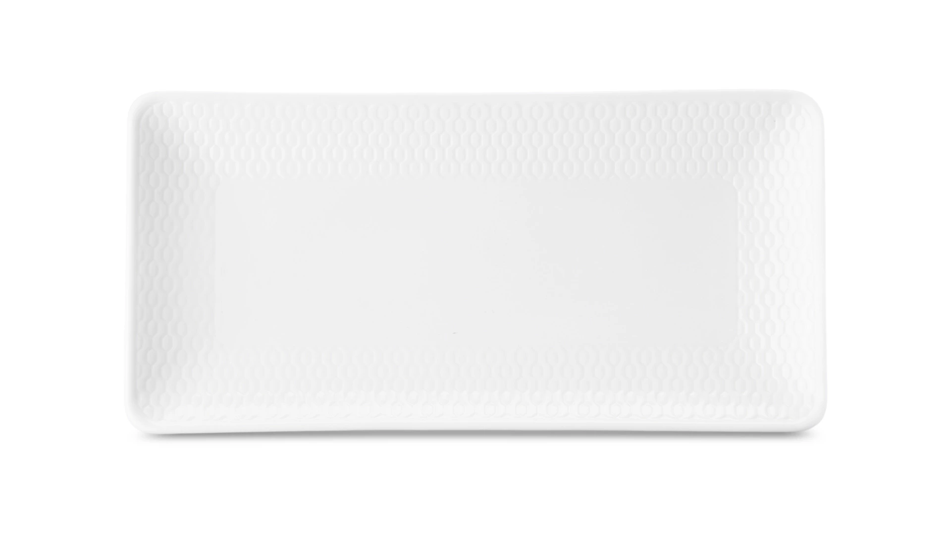 Блюдо прямоугольное Wedgwood Джио 21 см, фарфор костяной