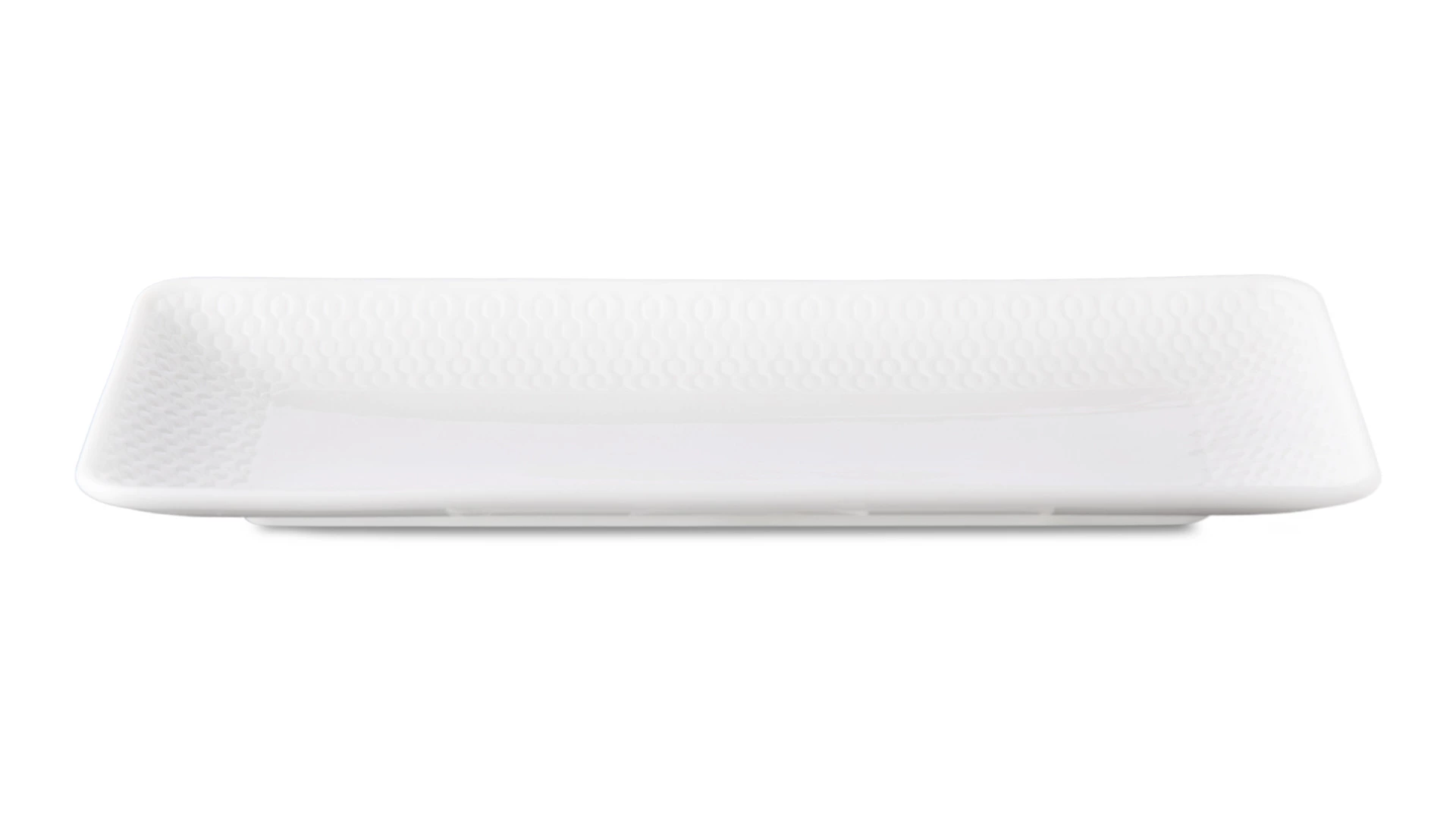 Блюдо прямоугольное Wedgwood Джио 21 см, фарфор костяной