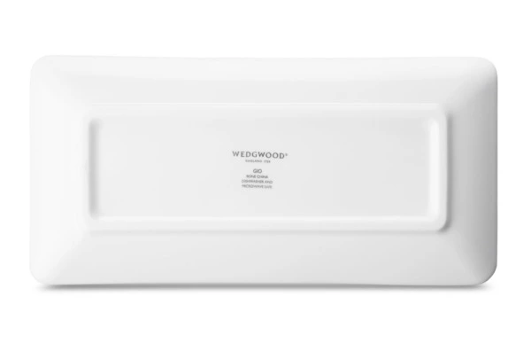 Блюдо прямоугольное Wedgwood Джио 21 см, фарфор костяной