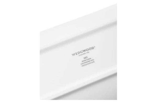 Блюдо прямоугольное Wedgwood Джио 21 см, фарфор костяной