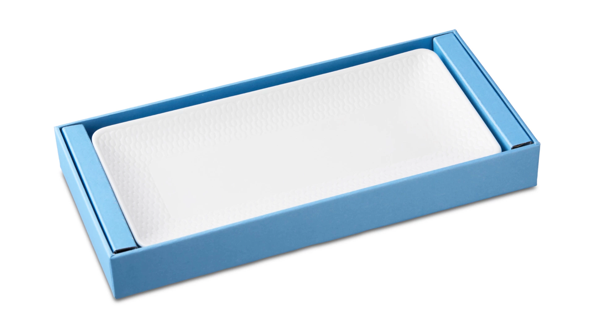 Блюдо прямоугольное Wedgwood Джио 21 см, фарфор костяной