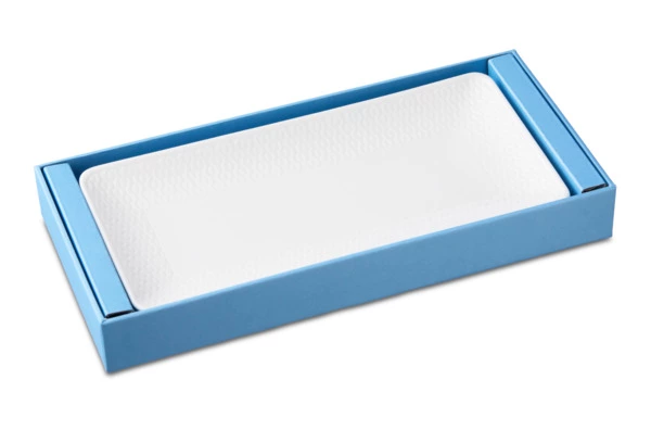 Блюдо прямоугольное Wedgwood Джио 21 см, фарфор костяной