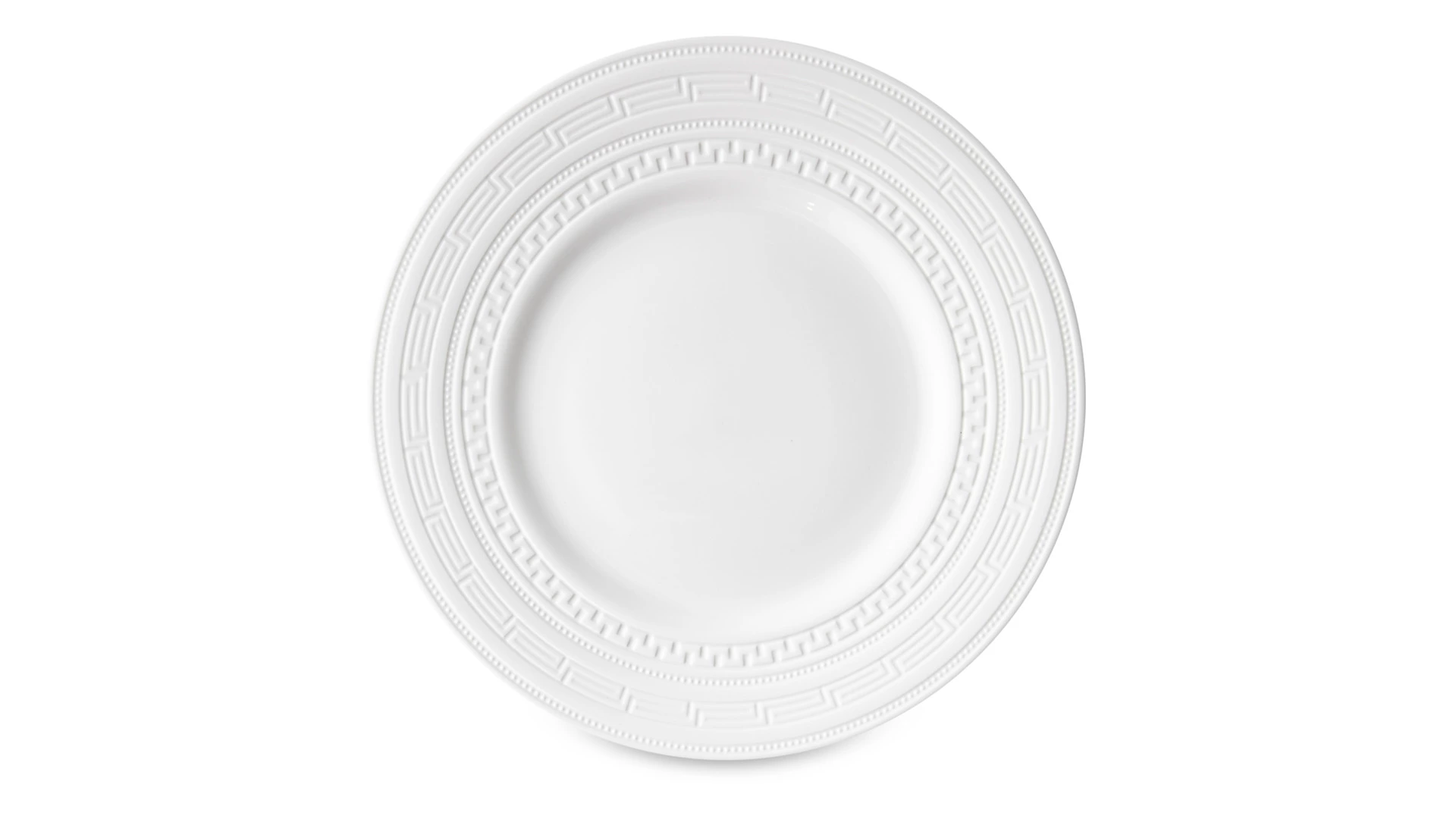 Тарелка акцентная Wedgwood Инталия 23 см, фарфор костяной