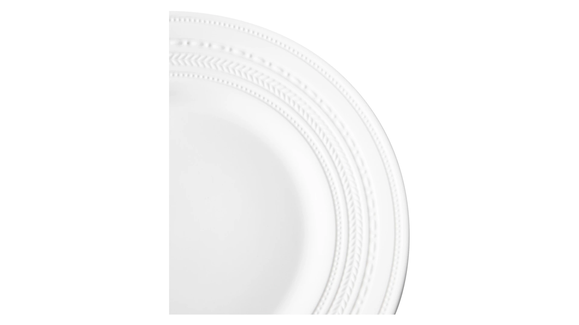 Тарелка закусочная Wedgwood Инталия 20 см, фарфор костяной