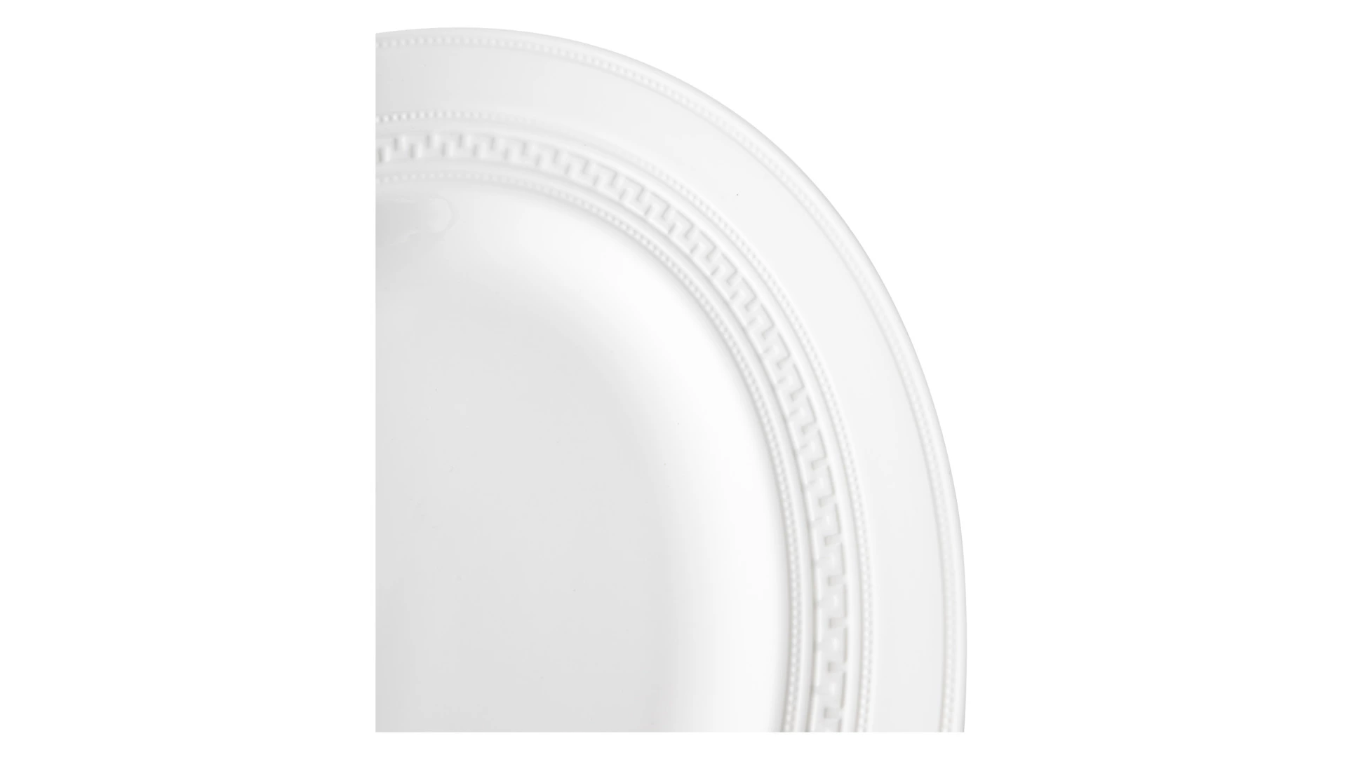 Блюдо овальное Wedgwood Инталия 33 см, фарфор костяной