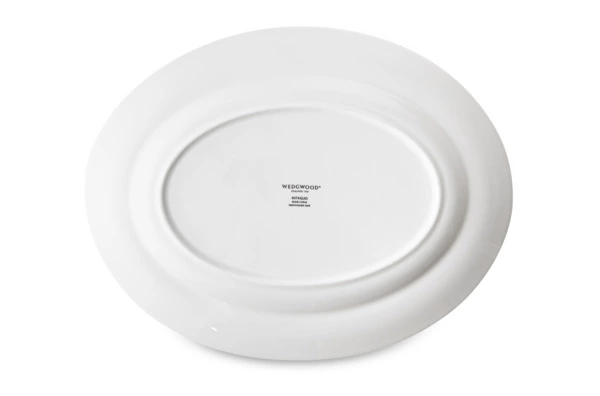 Блюдо овальное Wedgwood Инталия 33 см, фарфор костяной