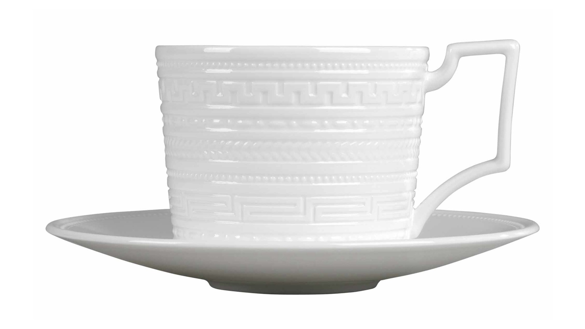 Чашка чайная с блюдцем Wedgwood Инталия 220 мл, фарфор