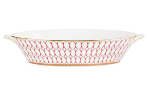 Блюдо для горячего Wedgwood Ренессанс 34 см, красное