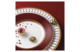 Тарелка обеденная Wedgwood Ренессанс 27 см, фарфор, красная