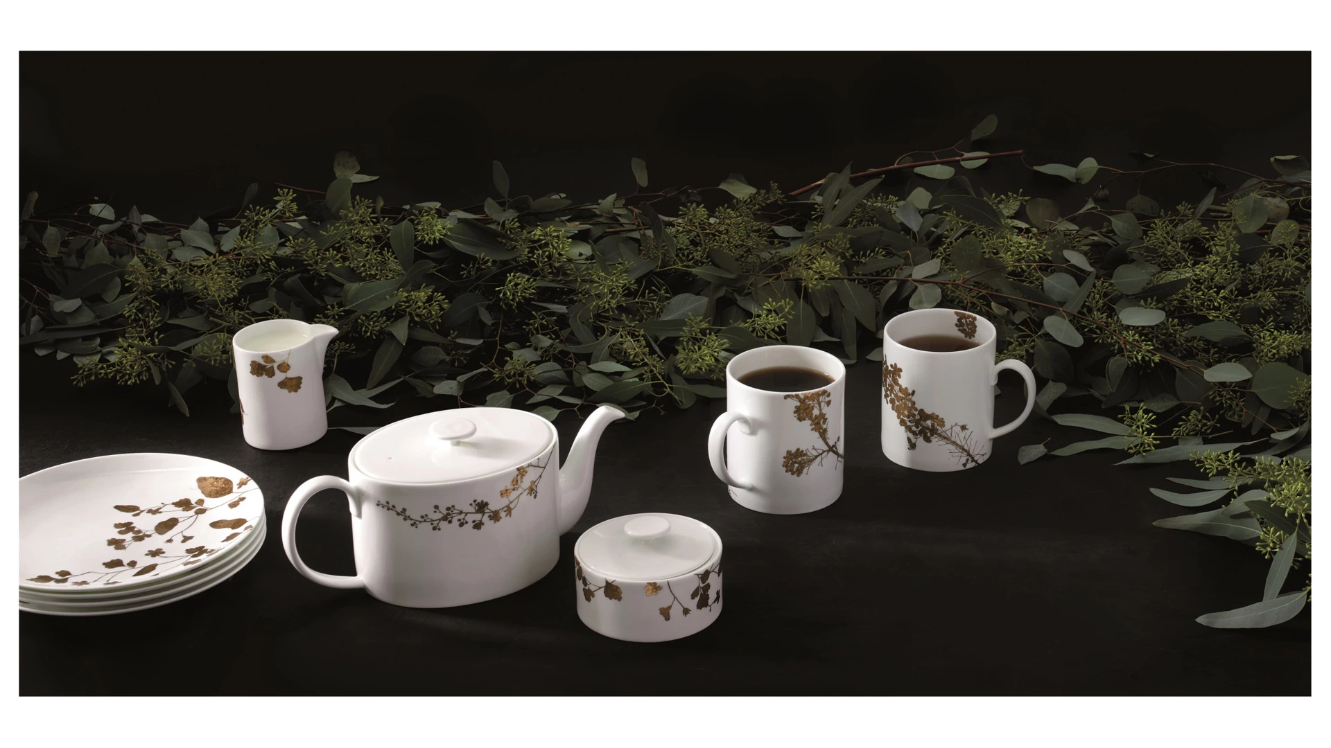 Тарелка закусочная Wedgwood Вера Ванг Сад 20 см, фарфор костяной