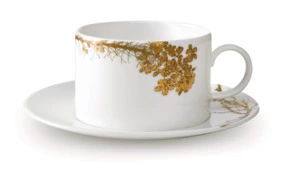 Чашка чайная с блюдцем Wedgwood Вера Ванг Сад 200 мл, фарфор костяной