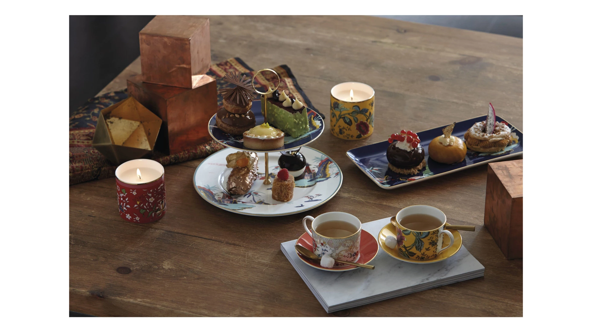 Блюдо прямоугольное Wedgwood Вандерласт 34х15,5х2 см, фарфор