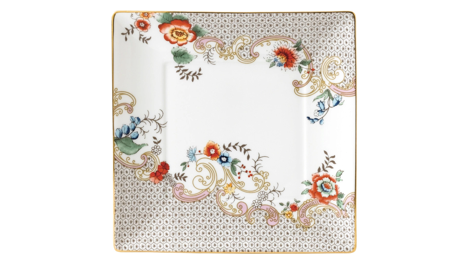 Мелочница Wedgwood Вандерласт Цветы рококо 15 см, фарфор