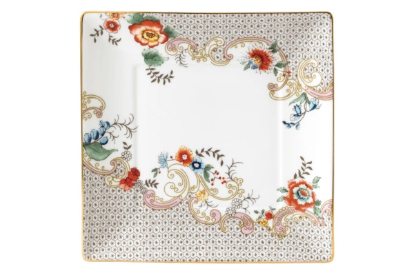 Мелочница Wedgwood Вандерласт Цветы рококо 15 см, фарфор
