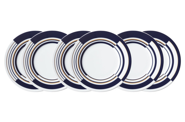 Набор тарелок обеденных Ralph Lauren Home Пейтон 28см, фарфор, 6шт