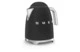 Чайник электрический SMEG KLF03BLMEU, 2400 Вт 1,7 л, матовый черный