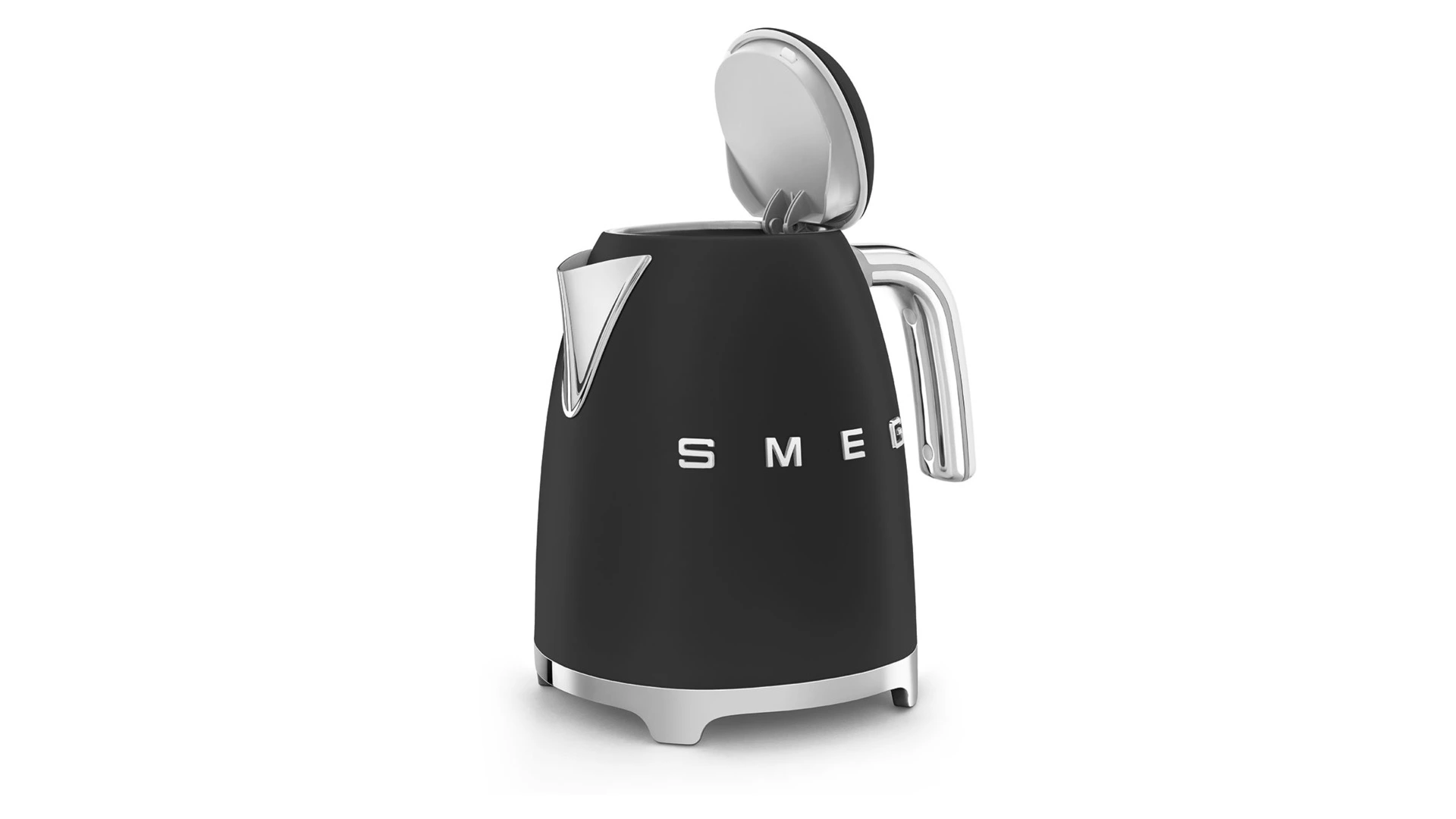 Чайник электрический SMEG KLF03BLMEU, 2400 Вт 1,7 л, матовый черный