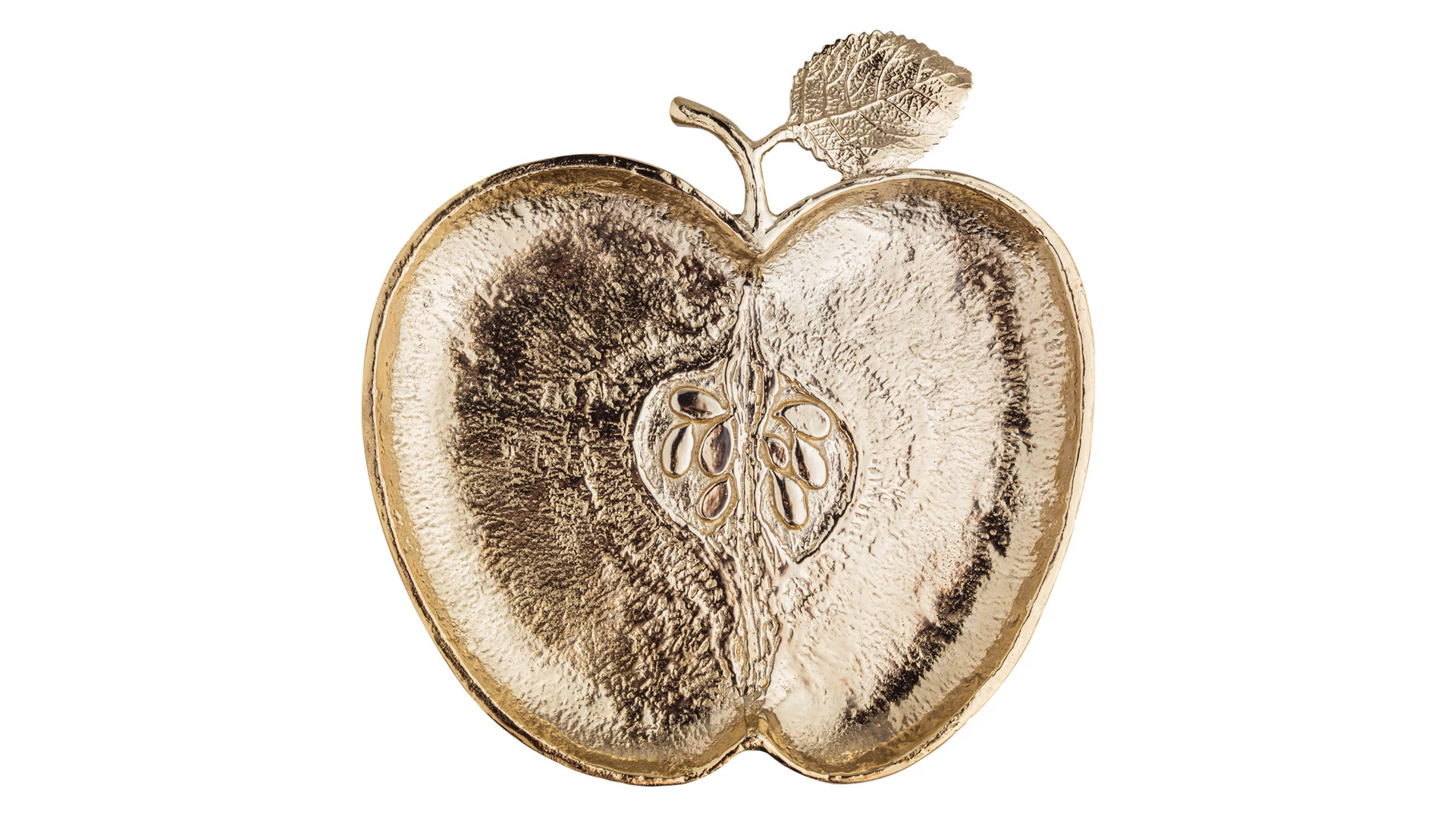 Блюдо Michael Aram Яблоко 25,5х24 см, латунь