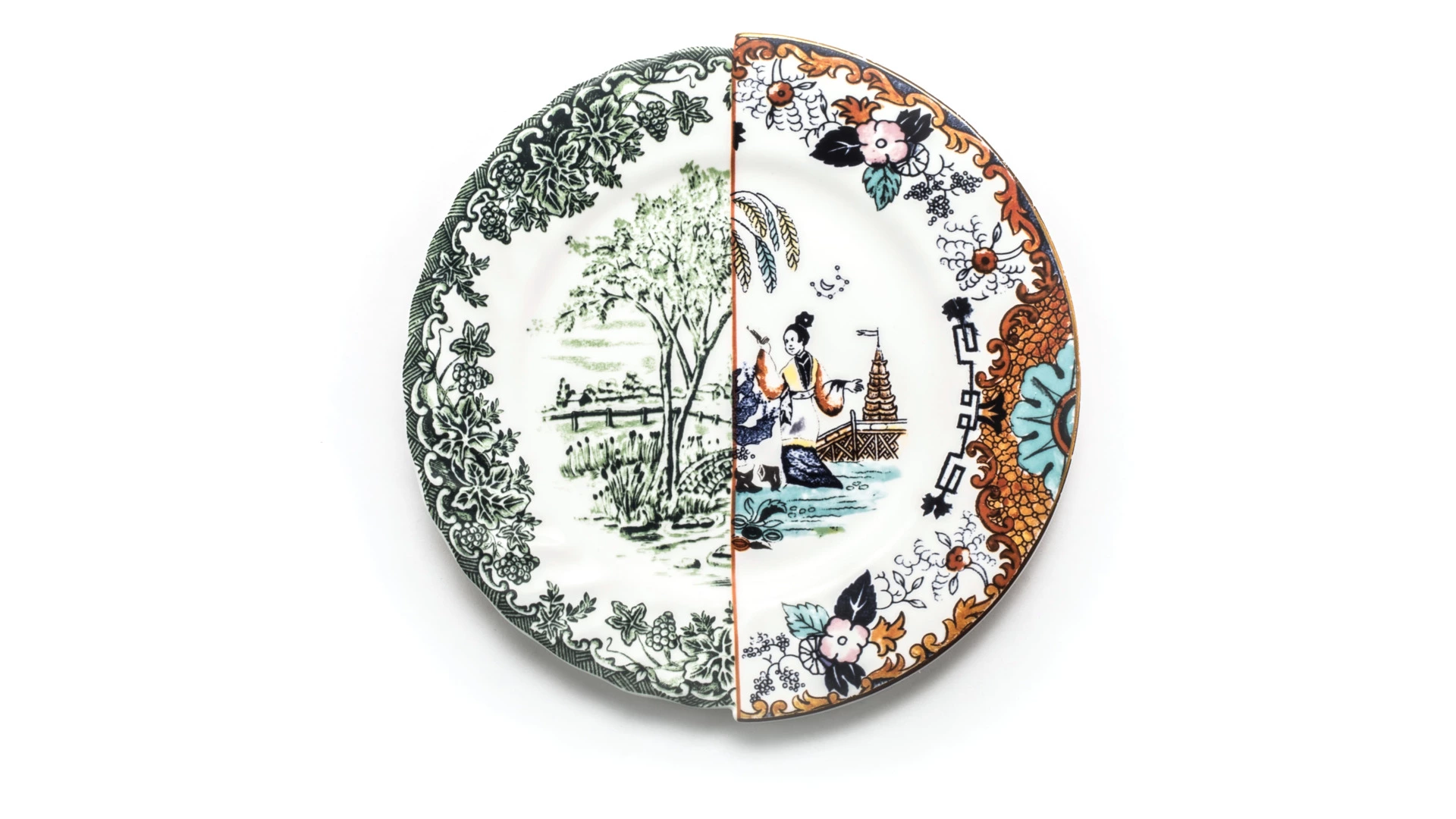 Тарелка обеденная Seletti Гибрид Гипатия 27,5 см, фарфор