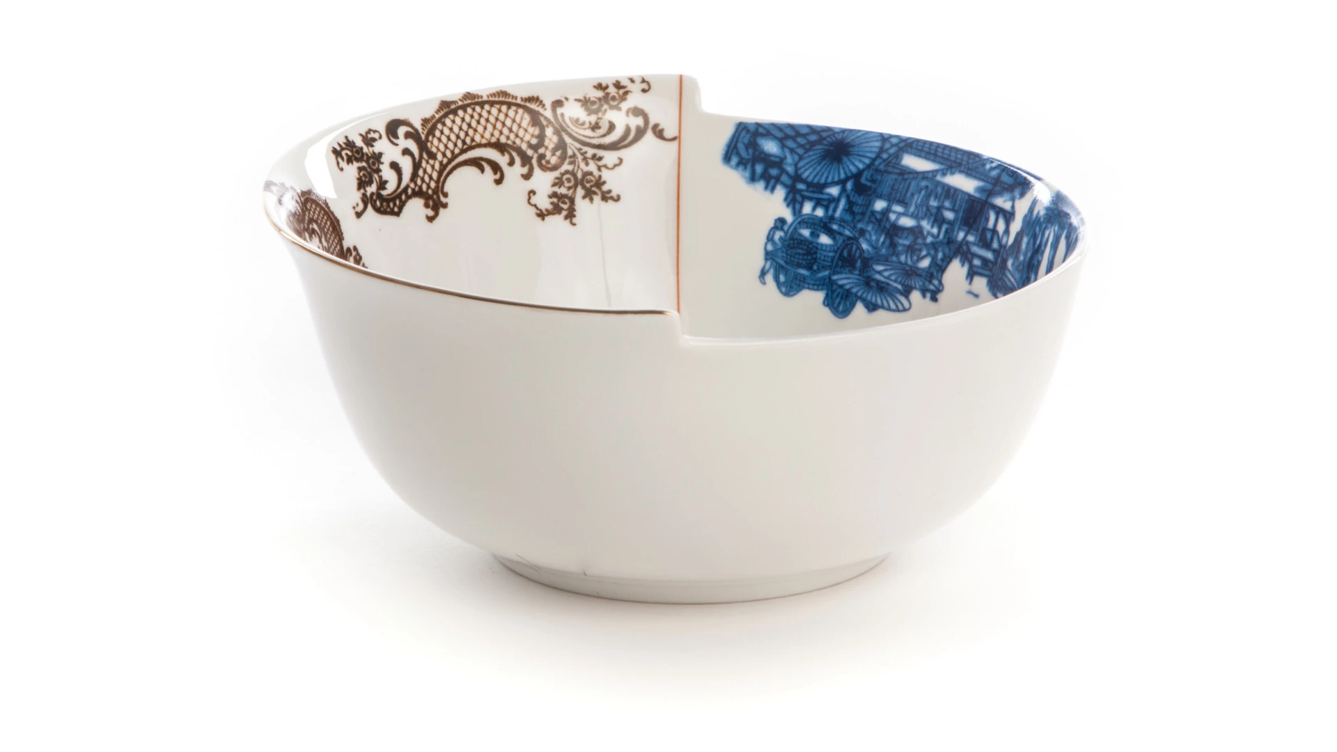 Салатник индивидуальный Seletti Гибрид Деспина 15 см, фарфор