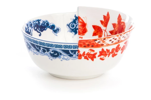 Салатник индивидуальный Seletti Гибрид Евтропия 15 см, фарфор