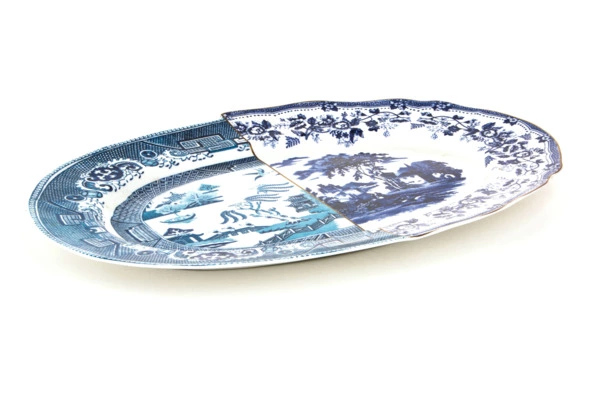 Блюдо Seletti Гибрид Диомира 37x24,8 см, фарфор