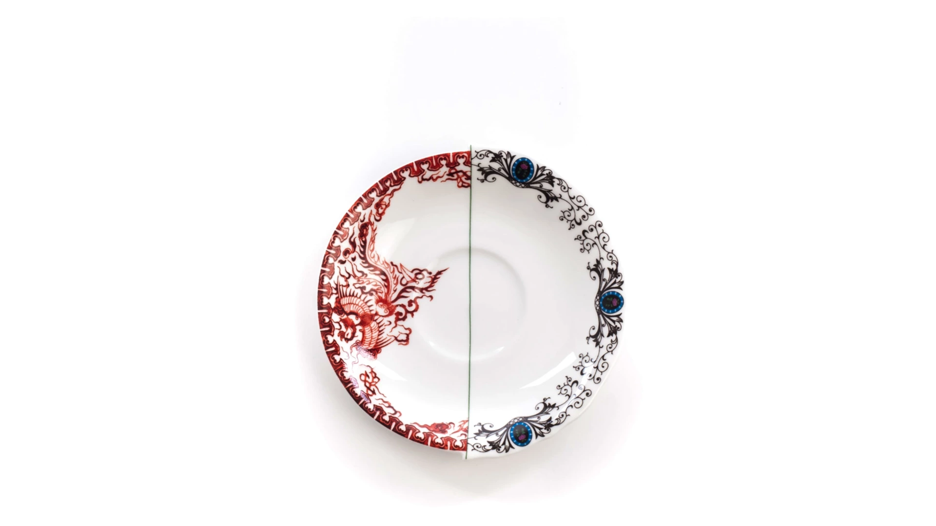 Сервиз чайный Тет-а-тет Seletti Гибрид на 2 персоны 7 предметов, фарфор