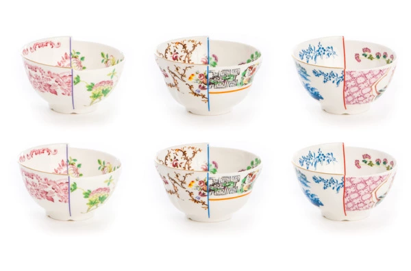 Набор салатников индивидуальных Seletti Гибрид 10,5 см, 6 шт, фарфор