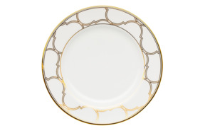 Тарелка пирожковая Noritake Царский дворец, золотой кант 16 см, фарфор