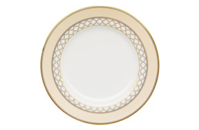 Тарелка закусочная Noritake Царский дворец, золотой кант 21 см