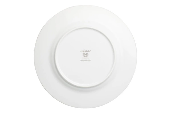 Тарелка закусочная Noritake Царский дворец, золотой кант 21 см, фарфор