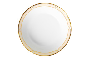 Тарелка суповая Noritake Царский дворец, золотой кант 17,5  см